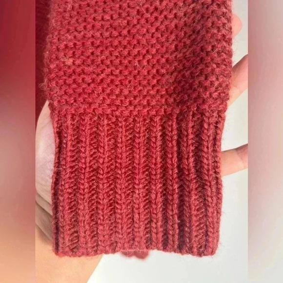 Gap Wool Blend Chunky Knit Oversized Button Front Cardigan Sweater Sz M - Picture 4 of 11